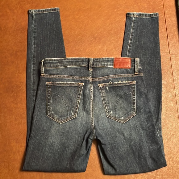 Joe's Jeans Addison Distressed Skinny Jeans Size 28 - Picture 4 of 12